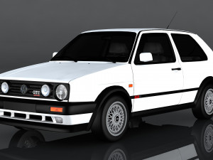volkswagen golf gti 3Dモデル