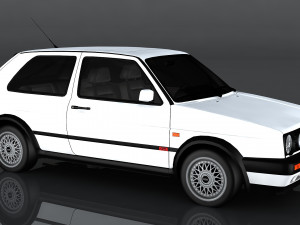 volkswagen golf gti 3D-Modell