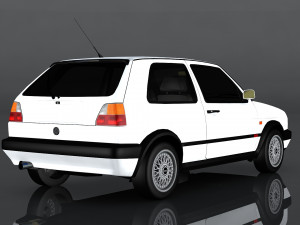 volkswagen golf gti 3D-Modell