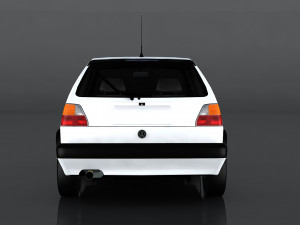 volkswagen golf gti 3D-Modell