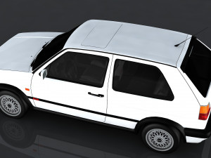 volkswagen golf gti 3D-Modell