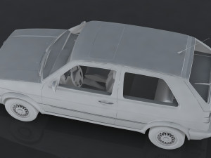 volkswagen golf gti 3D-Modell