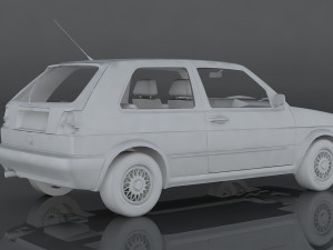volkswagen golf gti 3D-Modell