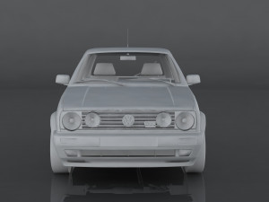 volkswagen golf gti 3D-Modell