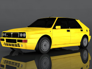 1992 lancia delta 3D Model