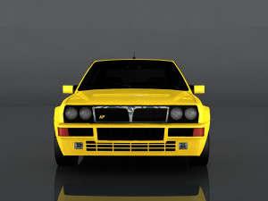 1992 lancia delta Model 3D