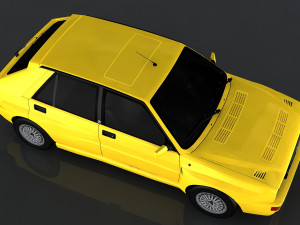 1992 lancia delta Model 3D
