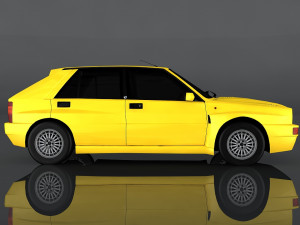 1992 lancia delta Model 3D