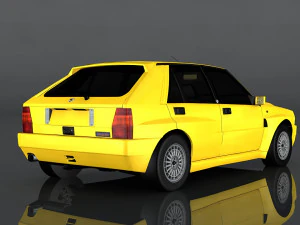 1992 lancia delta 3D Model