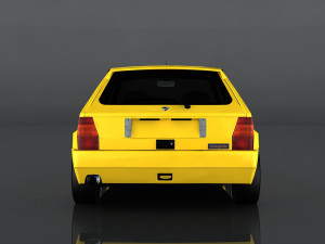 1992 lancia delta Model 3D