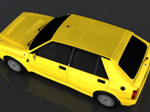 1992 lancia delta Model 3D