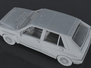 1992 lancia delta Model 3D