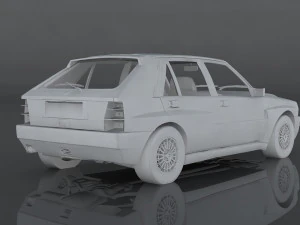 1992 lancia delta 3D Model