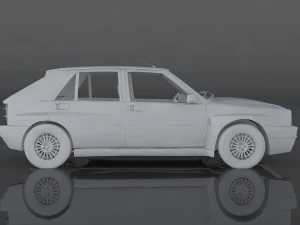 1992 lancia delta 3D Model