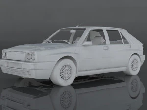 1992 lancia delta 3D Model