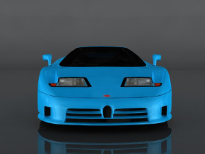 bugatti eb110 Model 3D