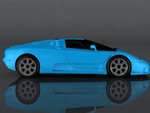 bugatti eb110 Model 3D
