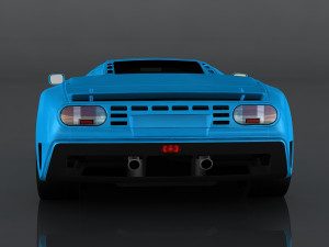 bugatti eb110 Model 3D
