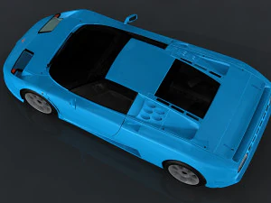 bugatti eb110 3D Model