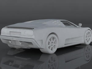 bugatti eb110 Model 3D