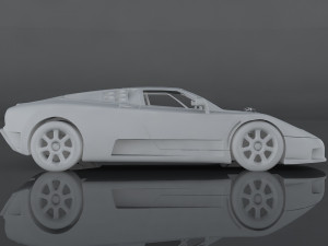 bugatti eb110 Model 3D