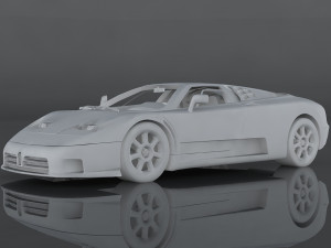 bugatti eb110 Model 3D