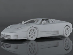 bugatti eb110 3D Model