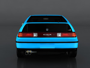 honda cr-x 3Dモデル