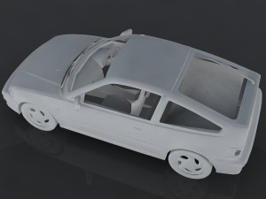 honda cr-x 3Dモデル