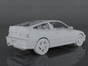 honda cr-x 3Dモデル