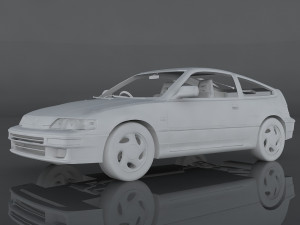 honda cr-x 3Dモデル