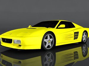 1991 ferrari 512 tr Modèle 3D