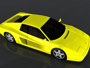 1991 ferrari 512 tr 3D Model