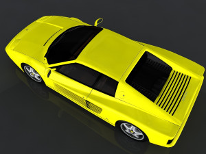 1991 ferrari 512 tr 3D Model