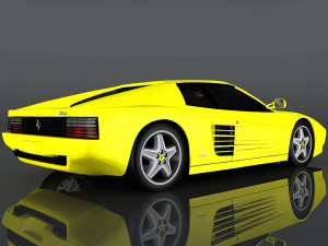 1991 ferrari 512 tr 3D Model