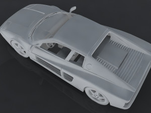 1991 ferrari 512 tr 3D Model