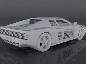 1991 ferrari 512 tr 3D Model