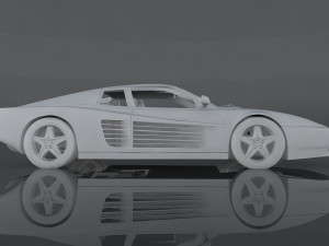 1991 ferrari 512 tr 3D Model