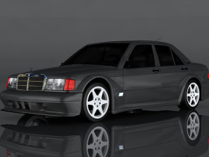 mercedes-benz 190e 3D 모델
