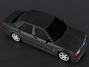 mercedes-benz 190e 3D मॉडल