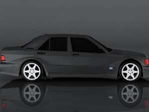 mercedes-benz 190e 3D मॉडल