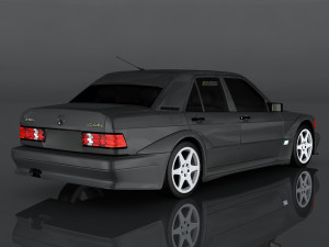 mercedes-benz 190e 3D मॉडल