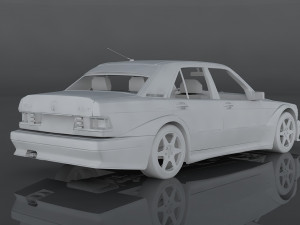 mercedes-benz 190e 3D मॉडल