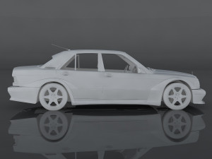 mercedes-benz 190e 3D मॉडल