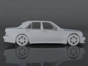 mercedes-benz 190e 3D Model