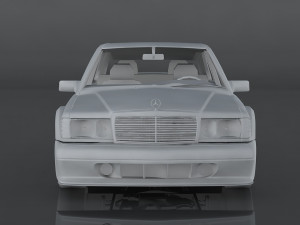 mercedes-benz 190e 3D मॉडल