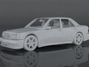 mercedes-benz 190e 3D मॉडल