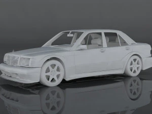 mercedes-benz 190e 3D Model