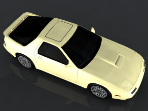 1990 mazda rx-7 3D मॉडल