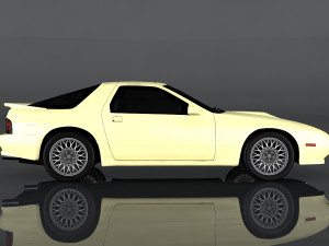 1990 mazda rx-7 3D मॉडल